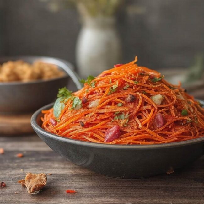 Przepis na pikantną surówkę z marchewki